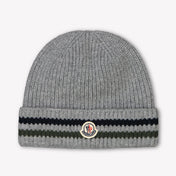 Moncler Kinder Jongens Muts In Grijs