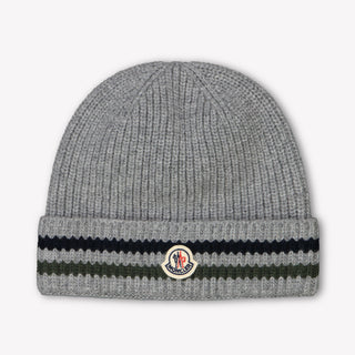 Moncler Kinder Jongens Muts In Grijs