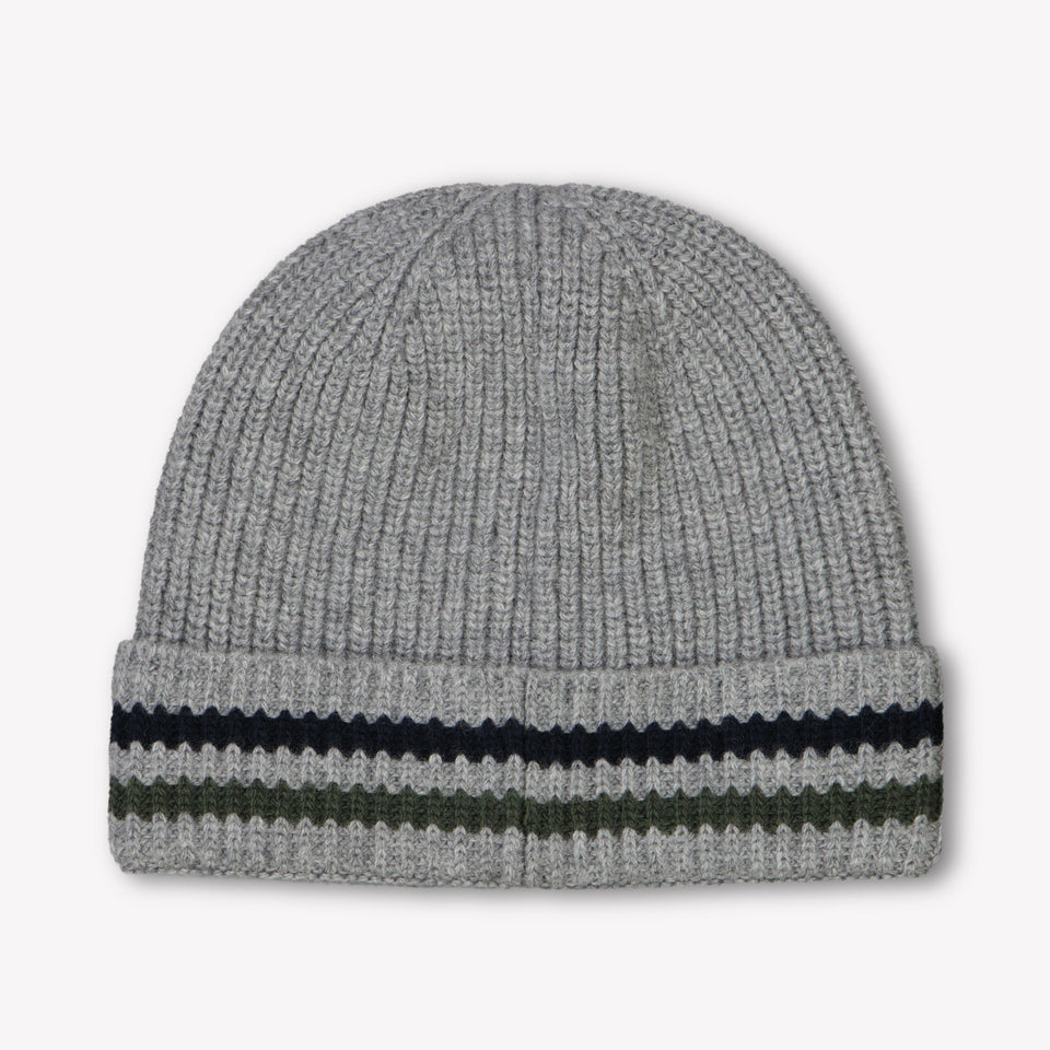 Moncler Kinder Jongens Muts In Grijs