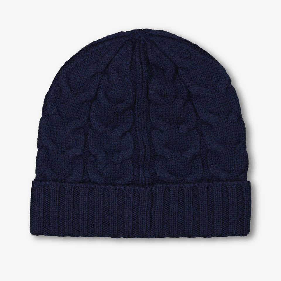 Moncler Kinder Unisex Muts In Navy