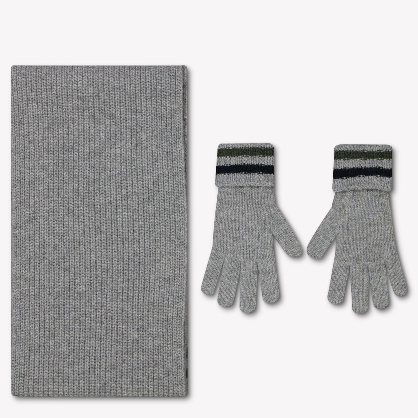 Moncler Kids Boys Scarves  Gray