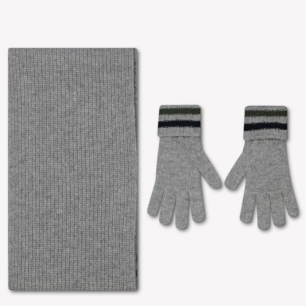 Moncler Kids Boys Scarves  Gray