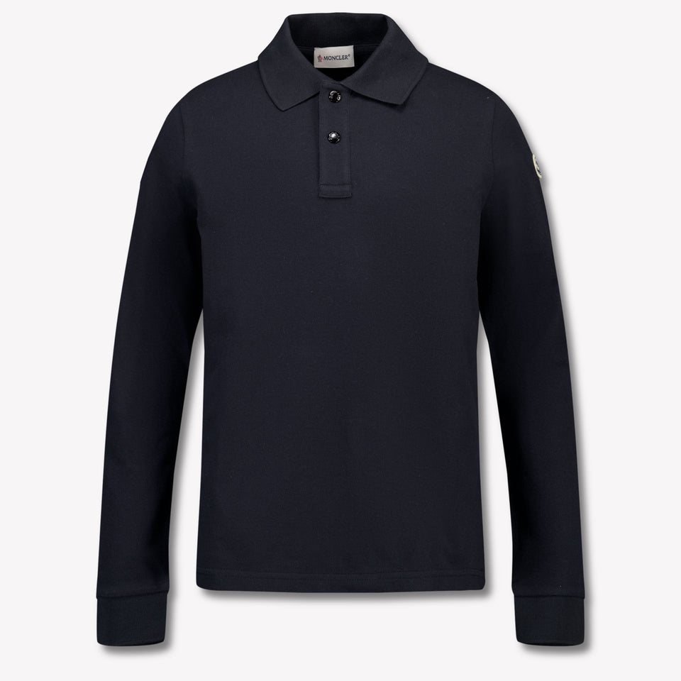 Moncler Kinder Jongens Polo In Zwart