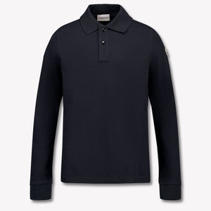 Moncler Kinder Jongens Polo In Zwart