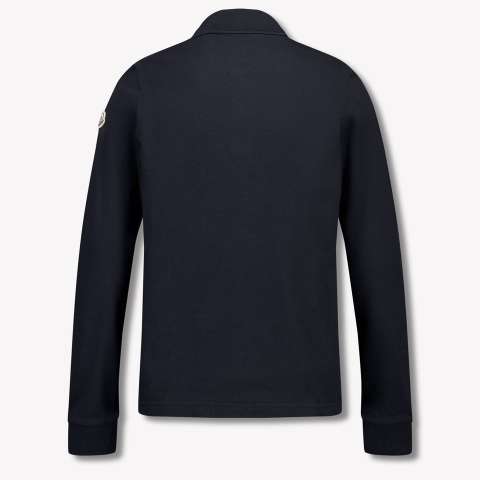 Moncler Kinder Jongens Polo In Zwart