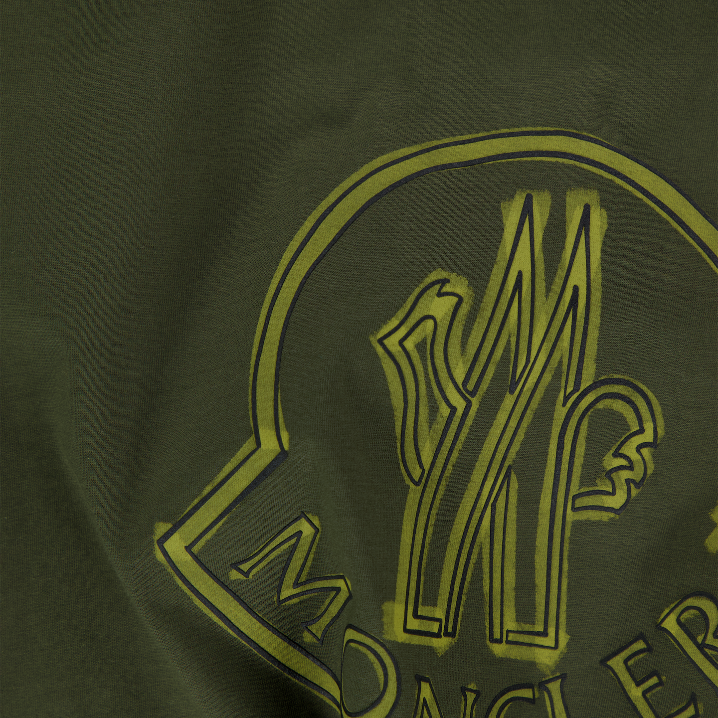 Moncler Kids Boys  T-Shirt Dark Green