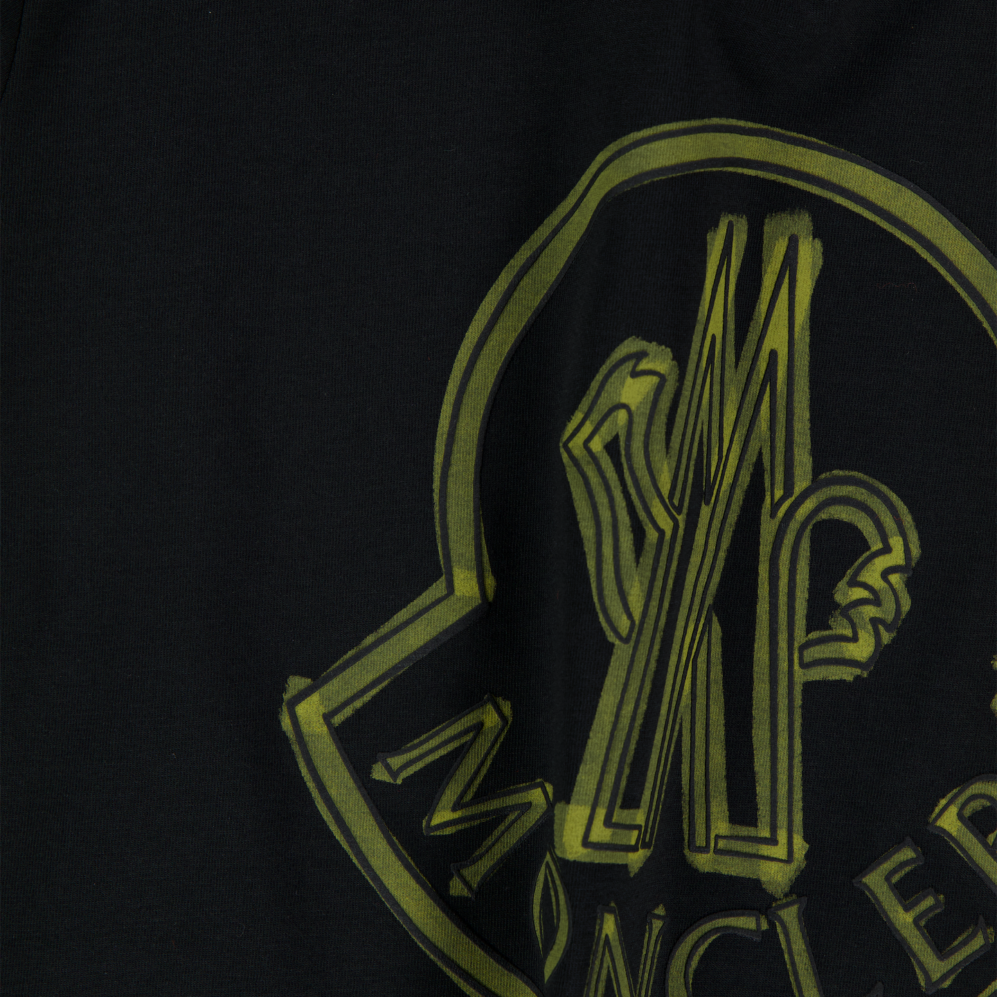 Moncler Kids Boys  T-Shirt Black