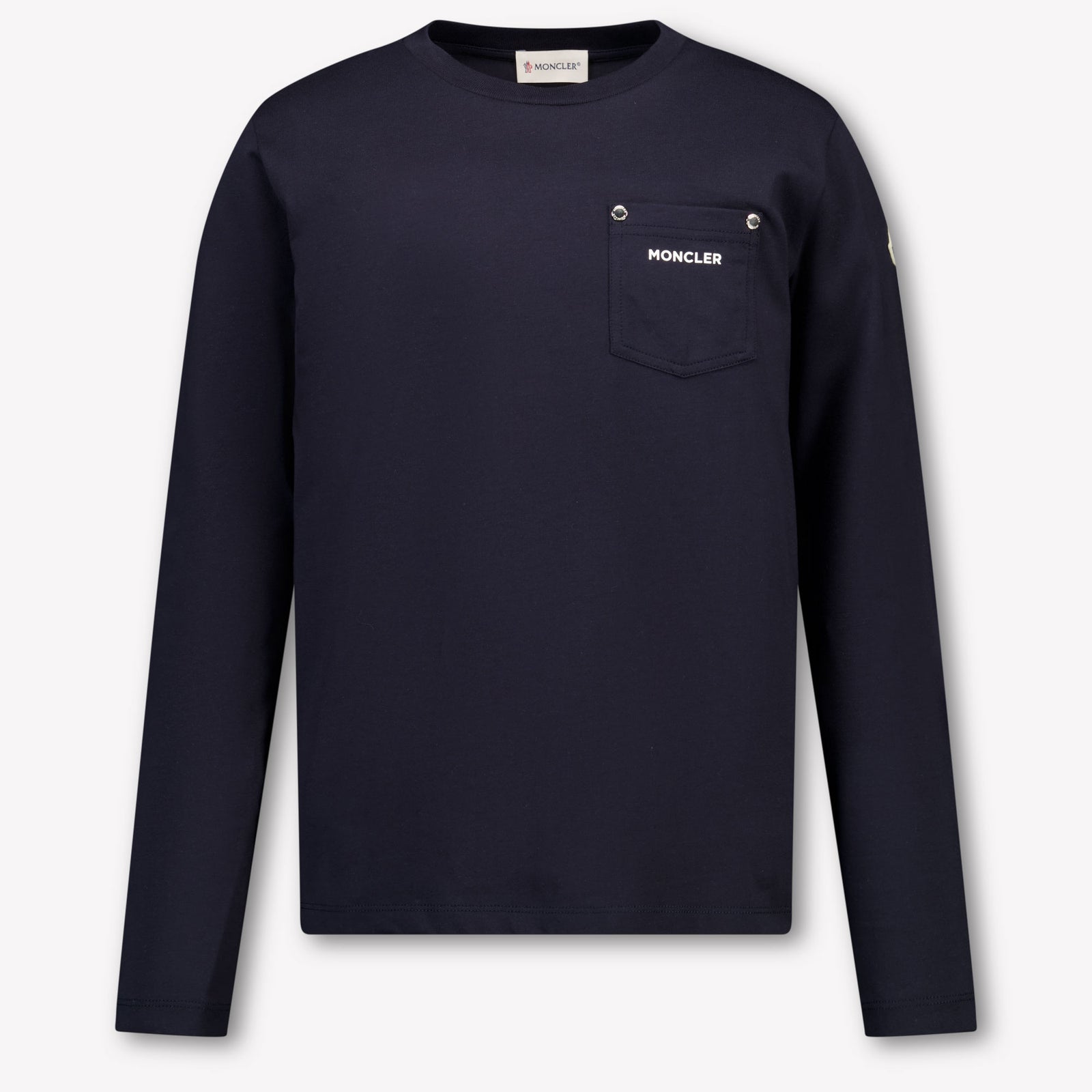 Moncler Kids Boys  T-Shirt Navy