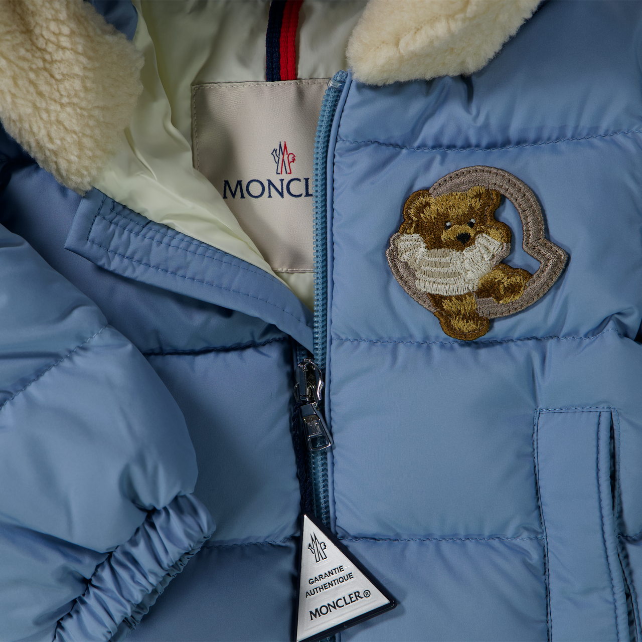 Moncler Kesimur Baby Boys Winter Jacket  Light Blue