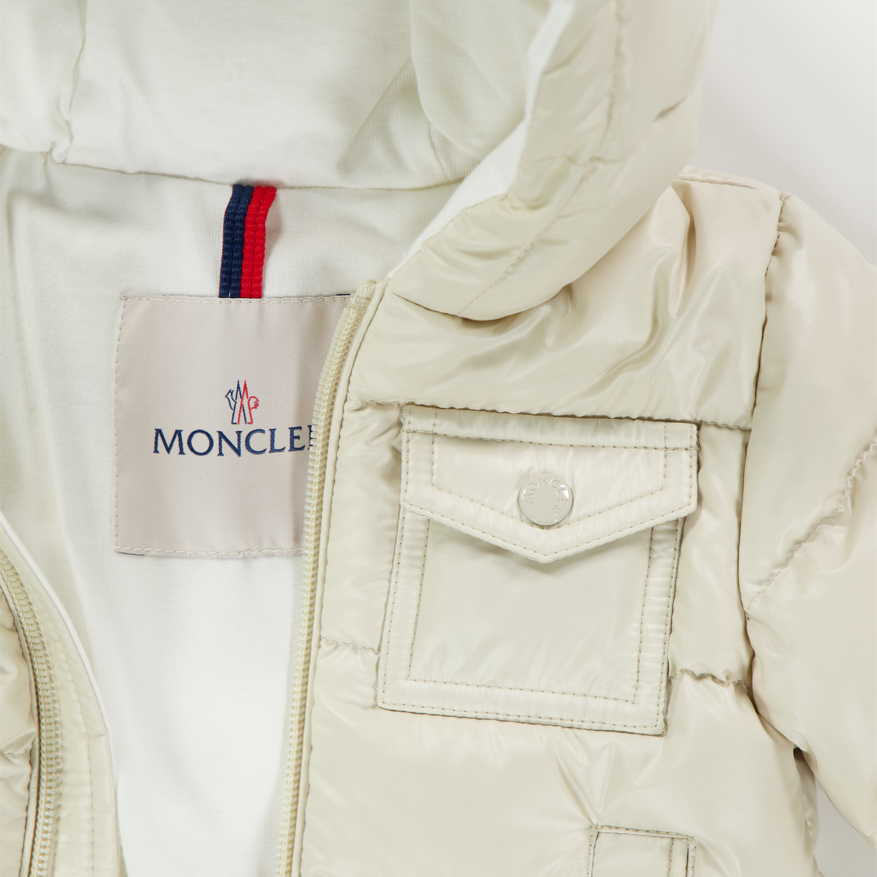 Moncler Mesles Baby Boys Winter Jacket  Light Beige