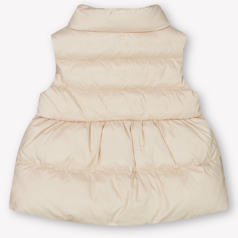 Moncler Hivette Baby Girls Body Warmer  Light Pink
