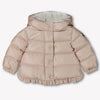 Moncler Tazui Baby Girls Jackets In Light Pink