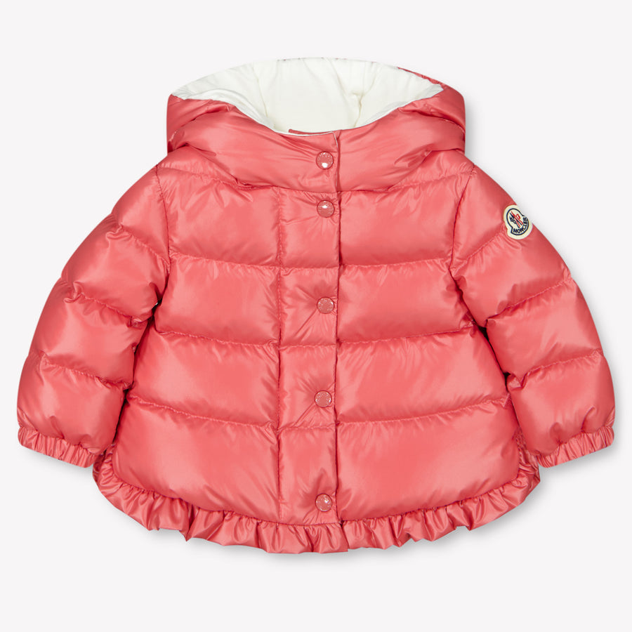 Moncler Tazui Baby Girls Winter Jacket  Dark Pink
