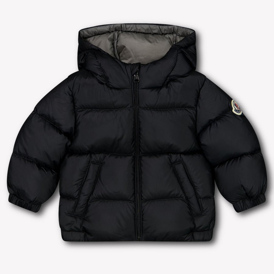 Moncler New Macaire Baby Boys Winter Jacket in Black