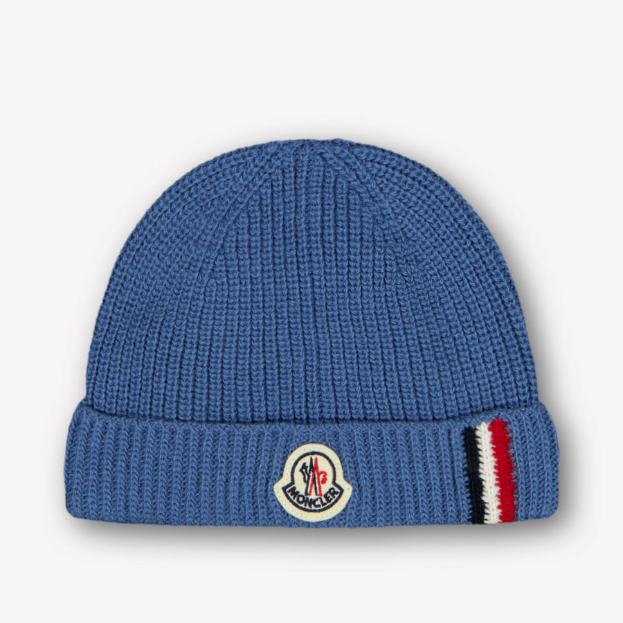 Moncler Baby Jongens Muts In Licht Blauw