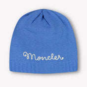 Moncler Baby Jongens Muts In Licht Blauw