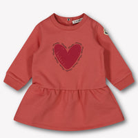 Moncler Baby Meisjes Jurk In Donker Roze