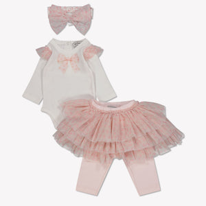 Monnalisa Baby Girls Playsuit  Light Pink
