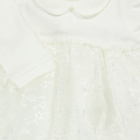 Monnalisa Baby Girls Playsuit  Offwhite