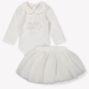 MonnaLisa Baby Meisjes Boxpakje in Off White