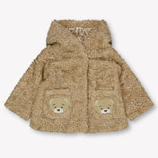 Monnalisa Baby Girls Jackets  Beige