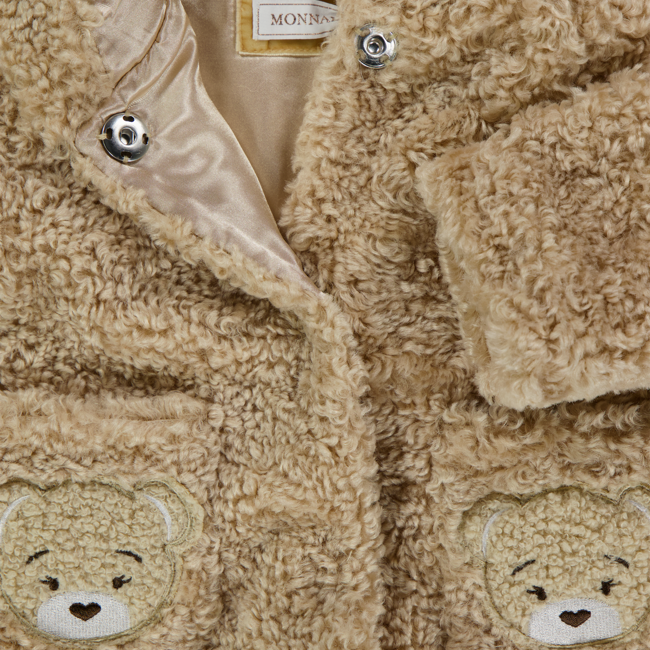 Monnalisa Baby Girls Jackets  Beige