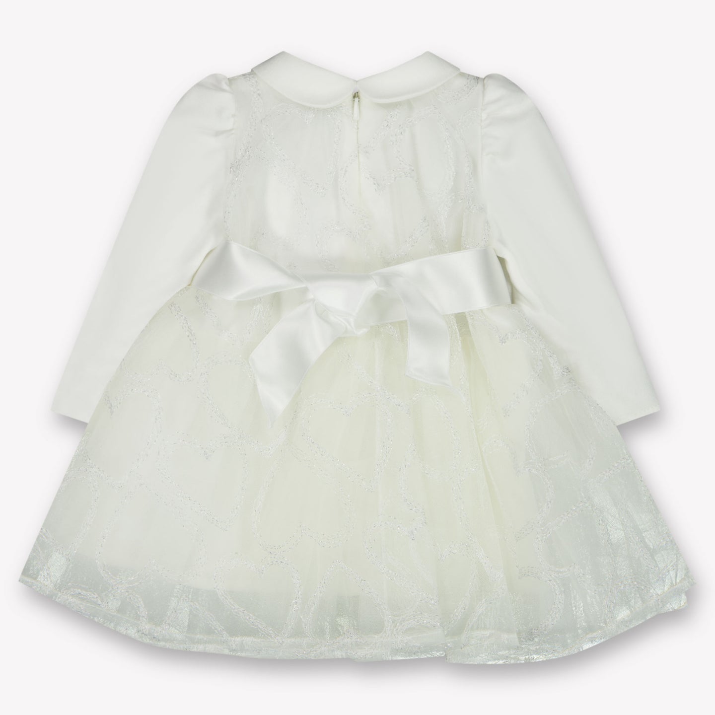 MonnaLisa Baby Meisjes Jurk in Off White
