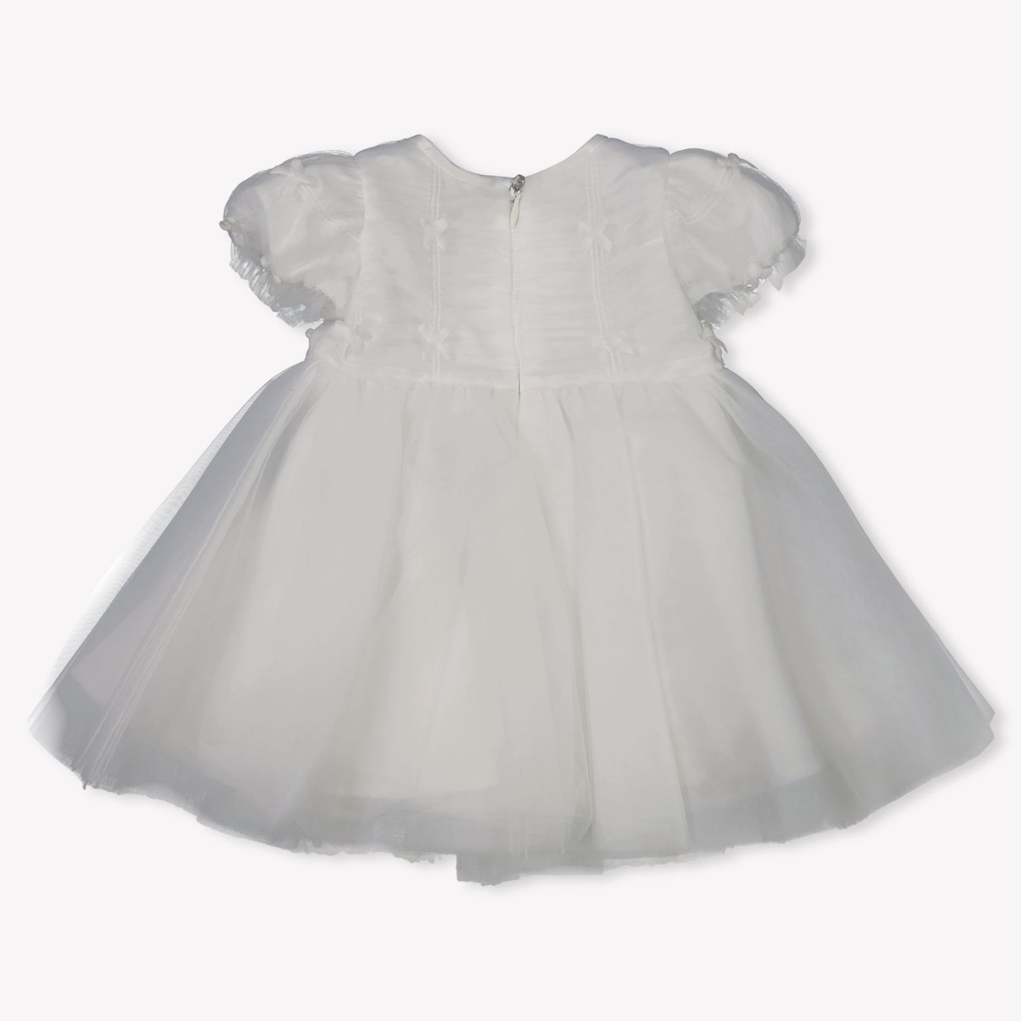 MonnaLisa Baby Meisjes Jurk in Off White