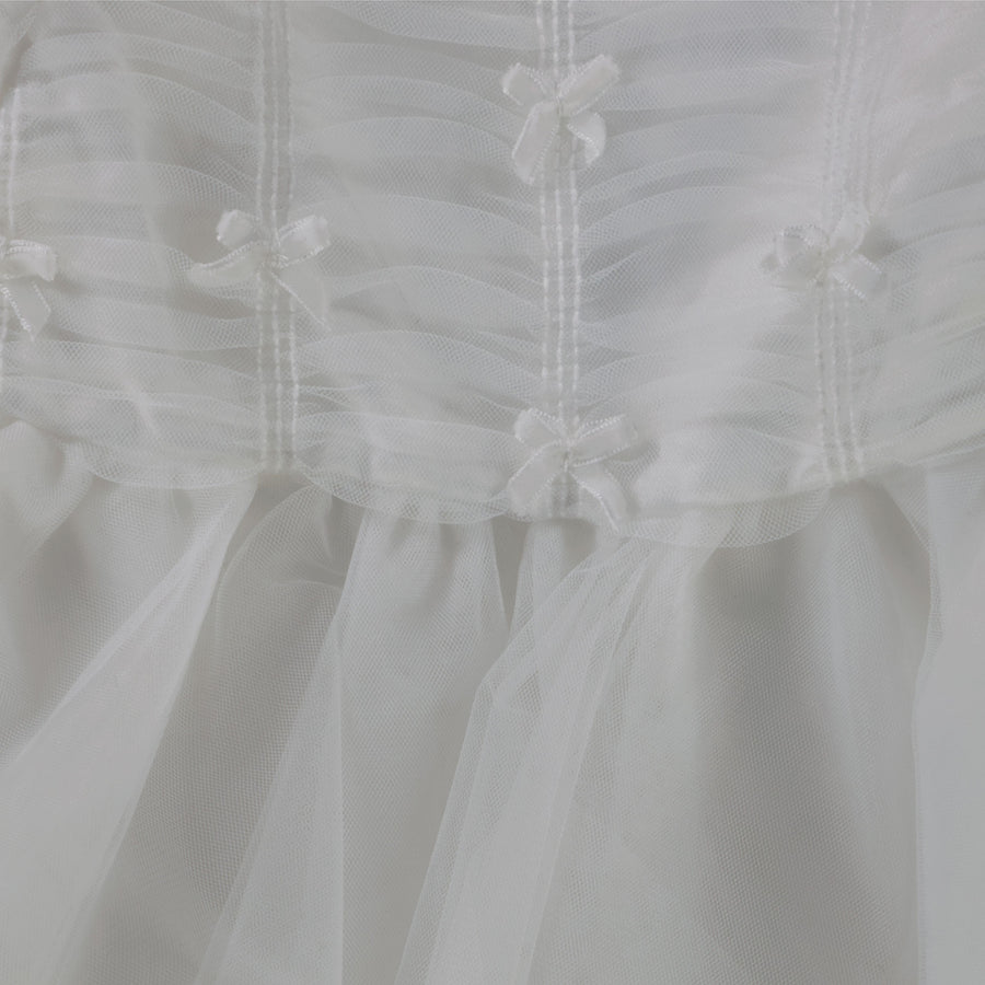 Monnalisa Baby Girls Dress  Offwhite
