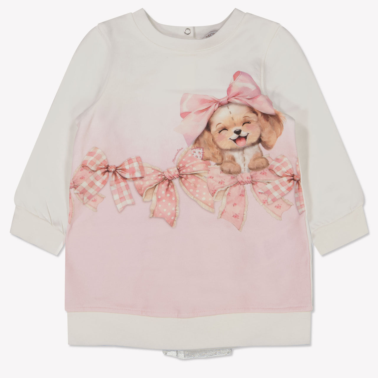 Monnalisa Baby Girls Dress  Offwhite
