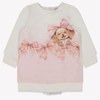 Monnalisa Baby Girls Dress  Offwhite