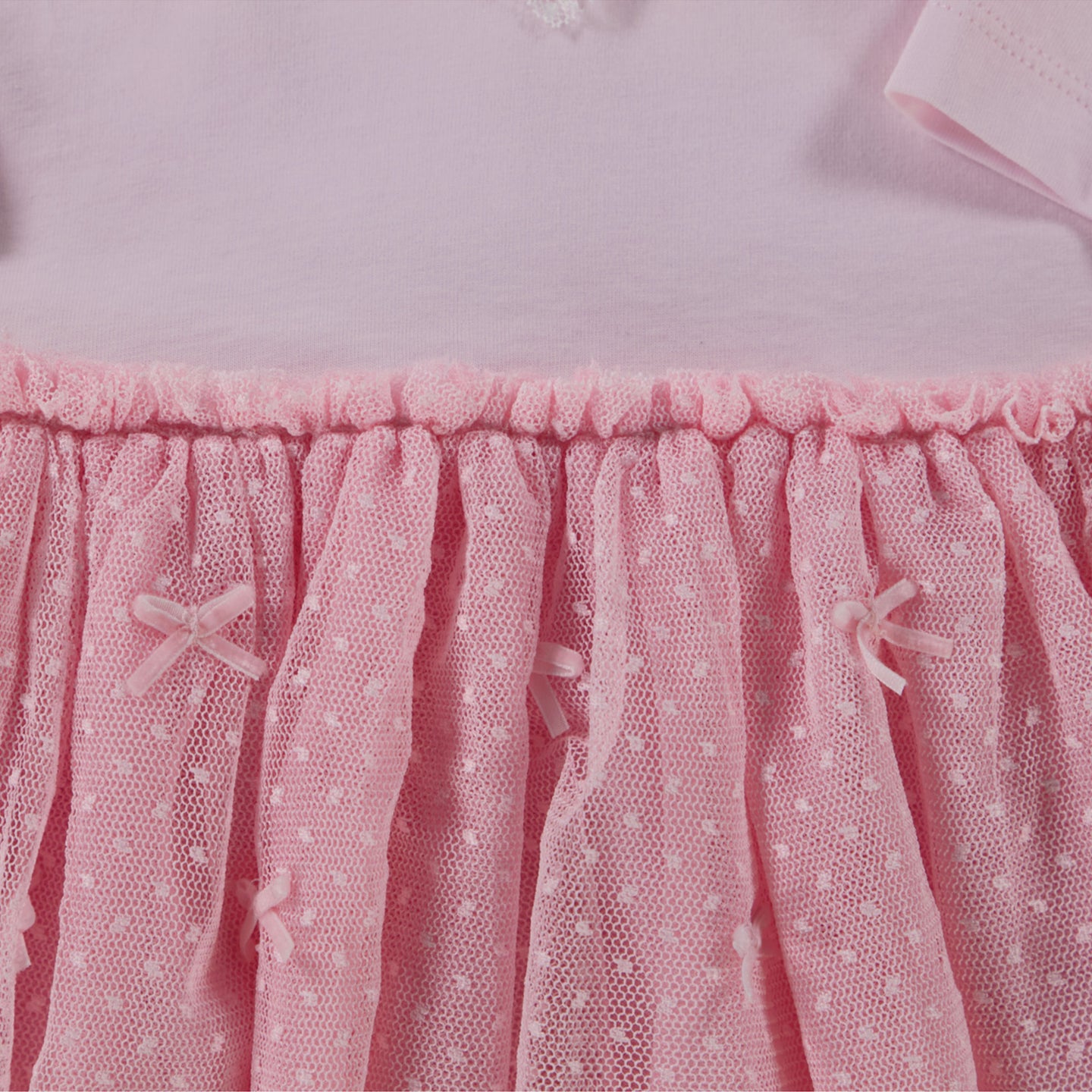 MonnaLisa Baby Meisjes Jurk in Licht Roze