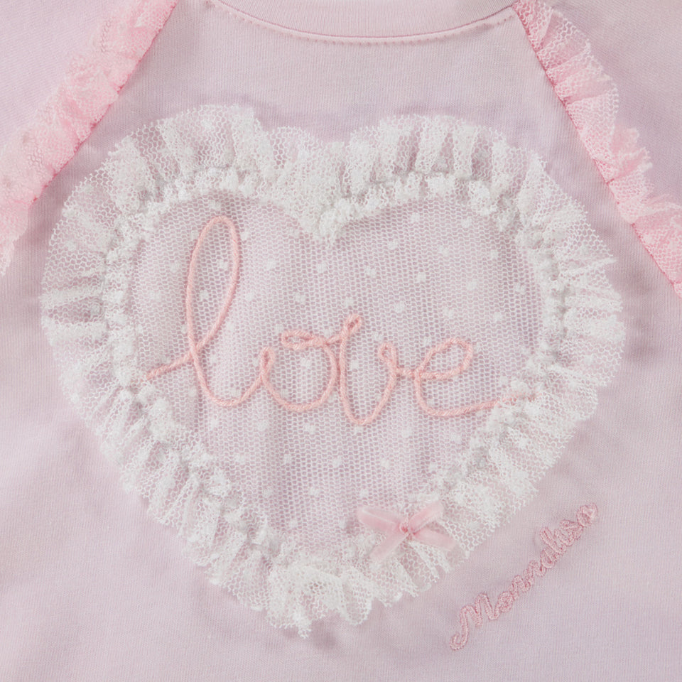 Monnalisa Baby Girls Dress  Light Pink
