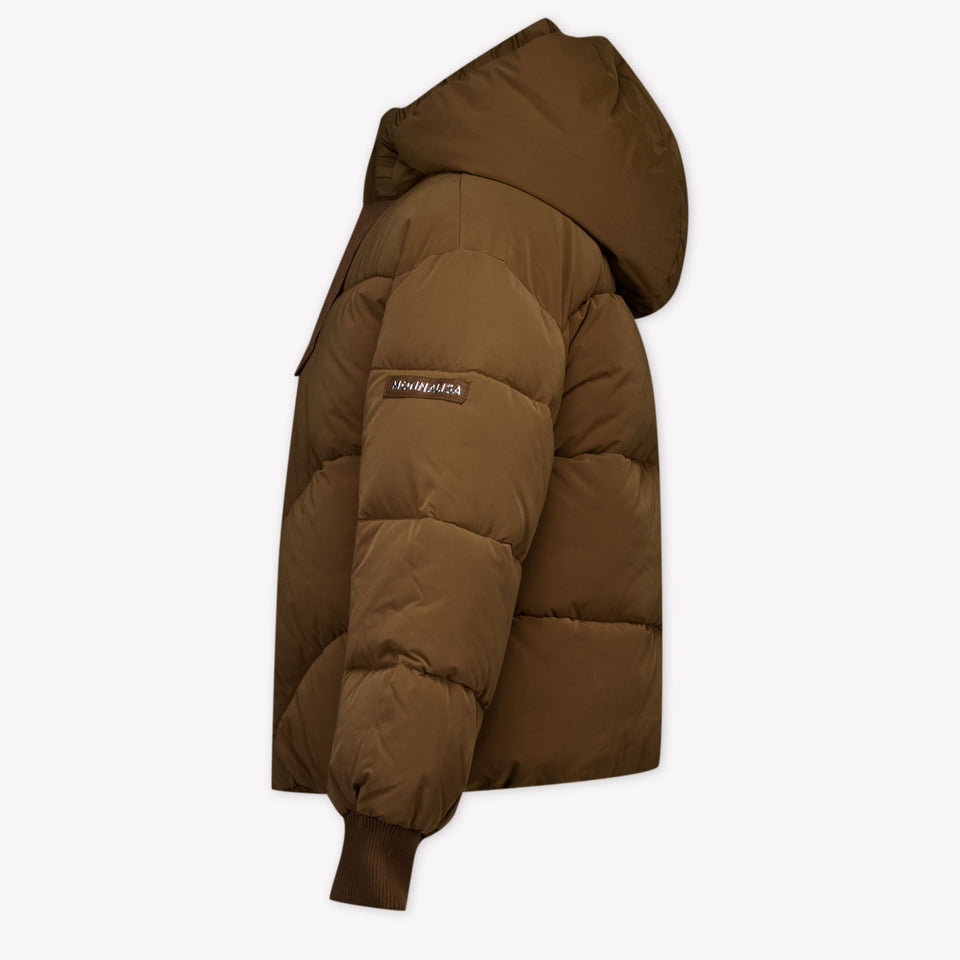 MonnaLisa Kinder Meisjes Winterjas in Bruin