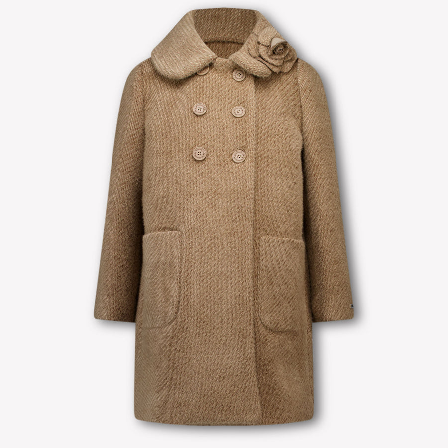 MonnaLisa Girls Mid-Season Jacket in Brown