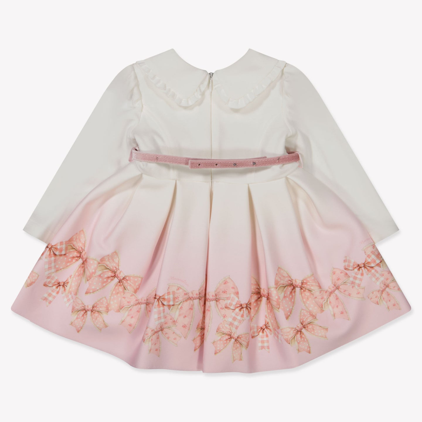 MonnaLisa Baby Meisjes Jurk in Licht Roze