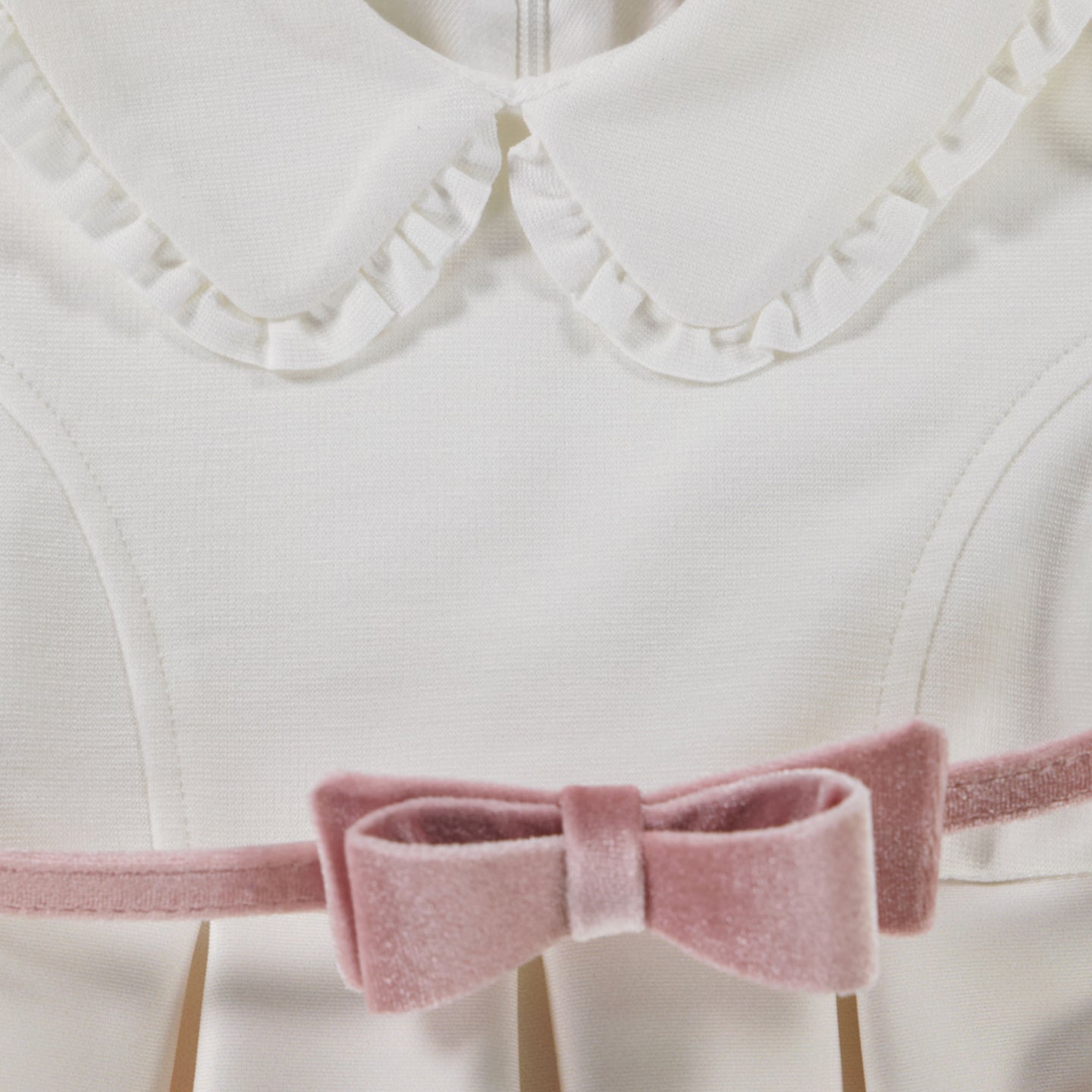 MonnaLisa Baby Meisjes Jurk in Licht Roze