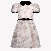 Monnalisa Kids Girls Dress Light Pink