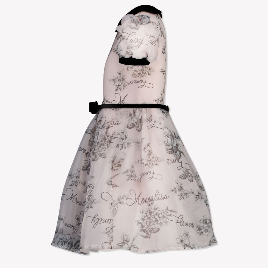 Monnalisa Kids Girls Dress Light Pink
