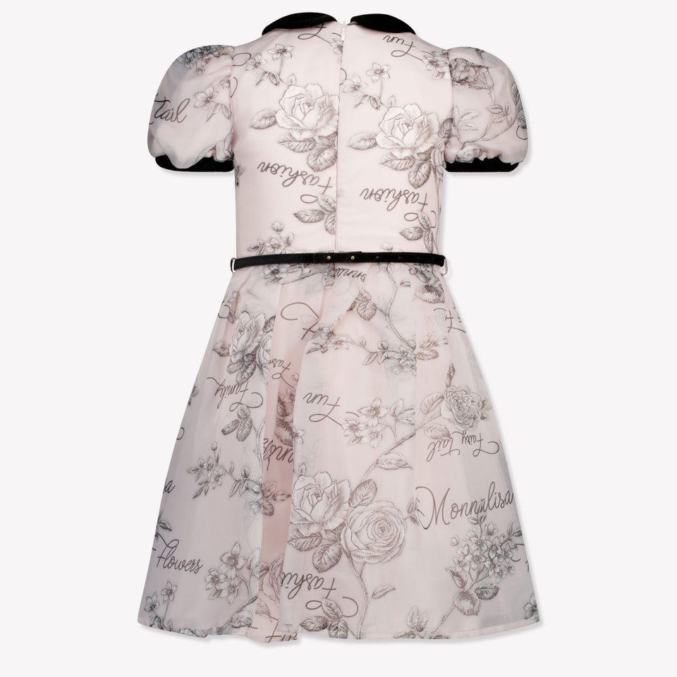 Monnalisa Kids Girls Dress Light Pink