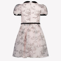 Monnalisa Kids Girls Dress Light Pink