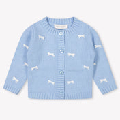 Monnalisa Baby Girls Vest  Light Blue
