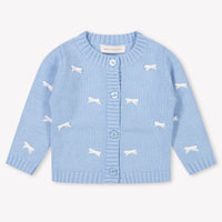Monnalisa Baby Girls Vest  Light Blue