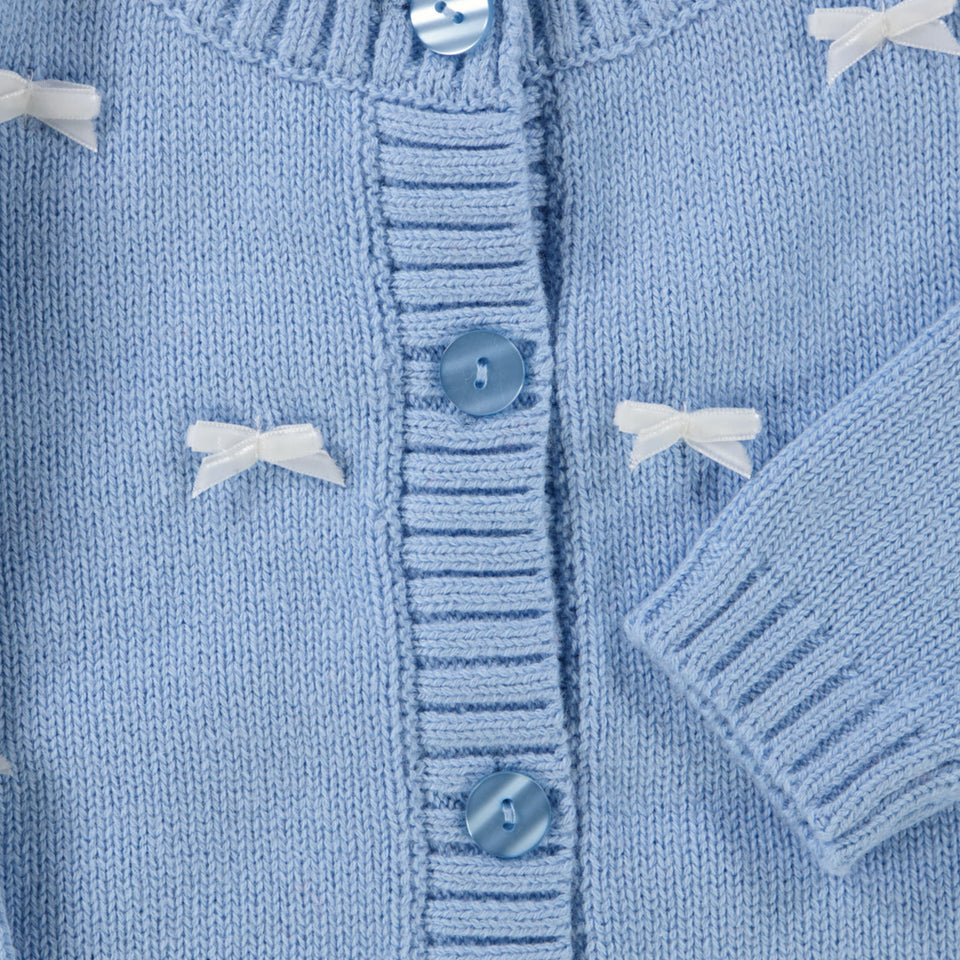 Monnalisa Baby Girls Vest  Light Blue
