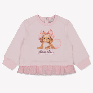 Monnalisa Baby Girls Sweater  Light Pink