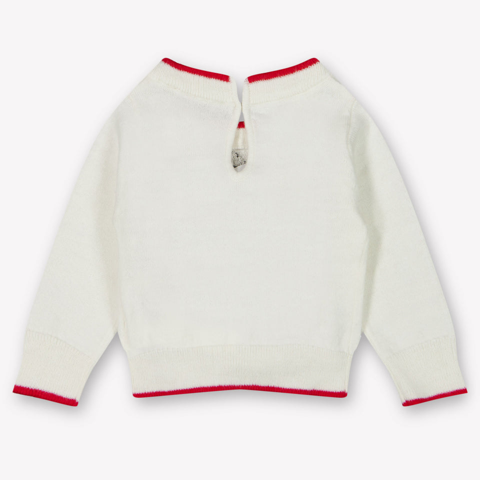 MonnaLisa Baby Meisjes Trui in Off White