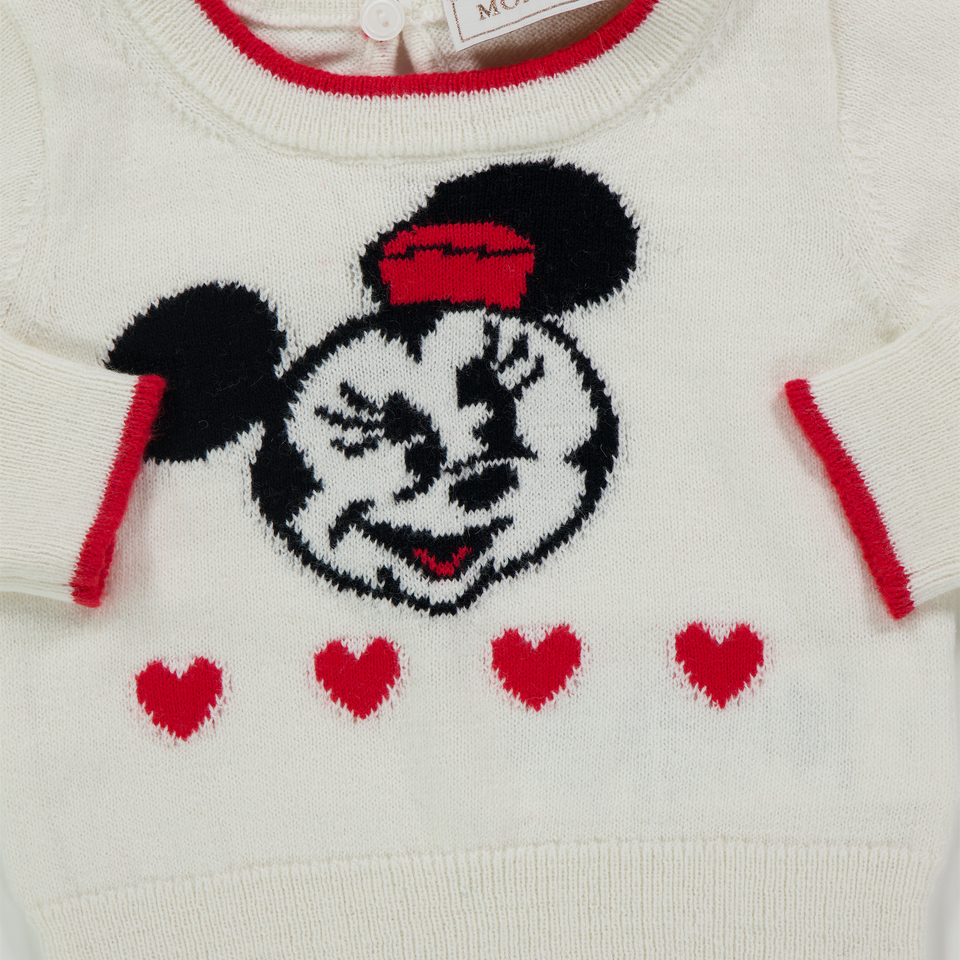 MonnaLisa Baby Meisjes Trui in Off White