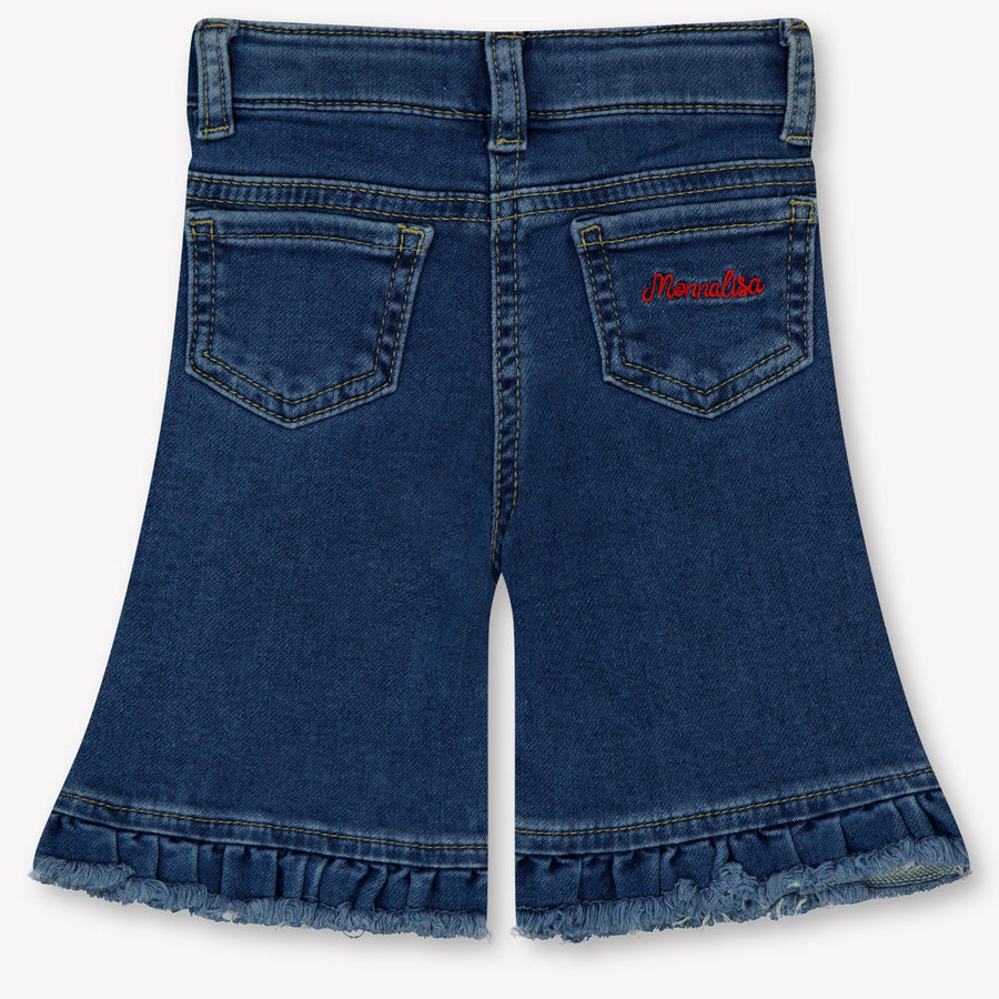 MonnaLisa Baby Meisjes Jeans in Blauw