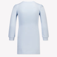 Monnalisa Kids Girls Dress Light Blue