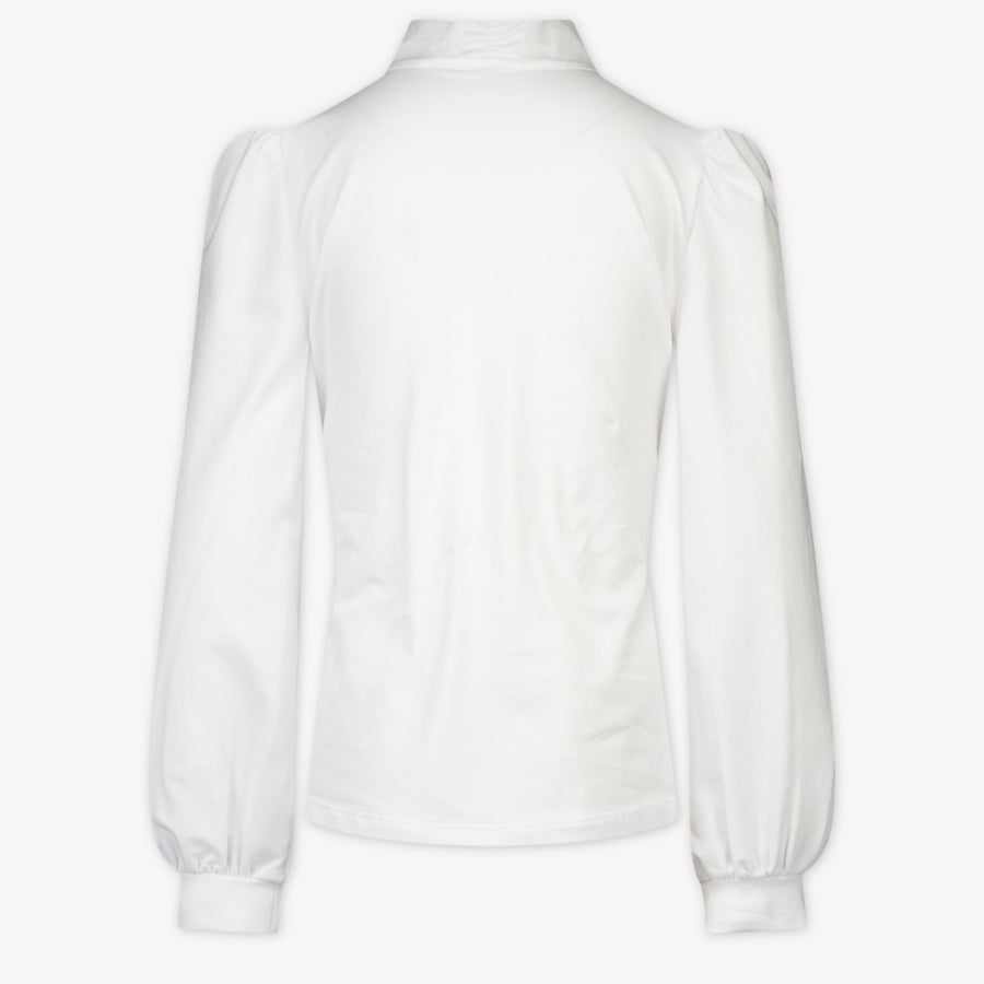Monnalisa Kids Girls Blouse  Offwhite